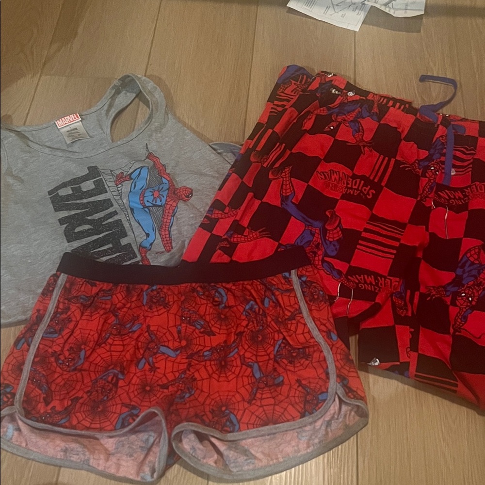Marvel Spider-Man Sleep Set - Red, Gray, Blue